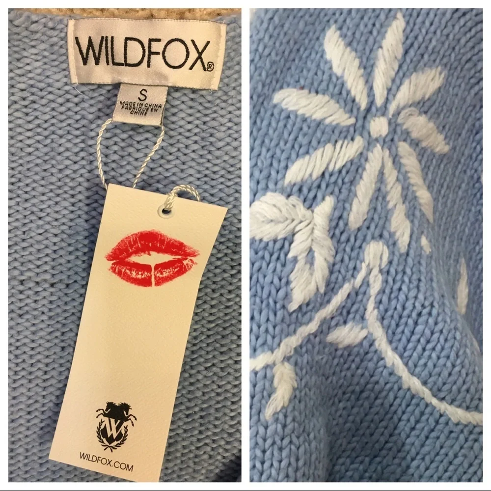 NWT! Wildfox Western Floral Beaumont Sweater